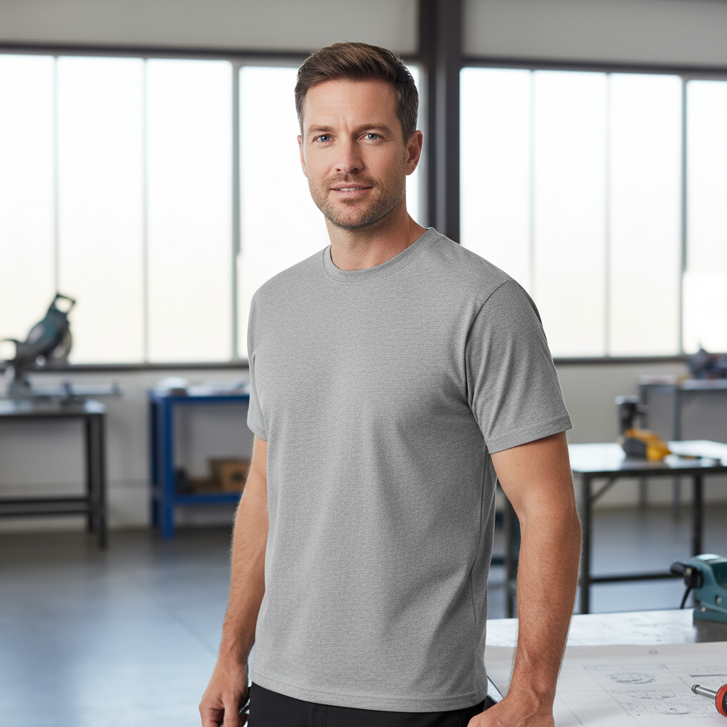 Grey Marle T-shirt lifestyle image