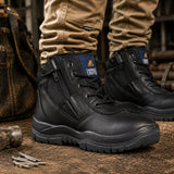MONGREL LACE/ZIP ANKLE SAFETY BOOT - 261020