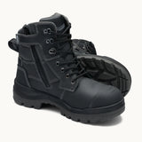 BLUNDSTONE ROTOFLEX PLATINUM LEATHER SAFETY BOOT - B8071
