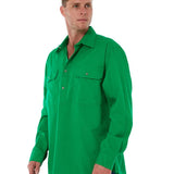PILBARA MENS CLOSED FRONT L/S SHIRT - RM200CF