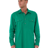 PILBARA MENS CLOSED FRONT L/S SHIRT - RM200CF