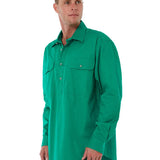 PILBARA MENS CLOSED FRONT L/S SHIRT - RM200CF