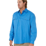 PILBARA MENS CLOSED FRONT L/S SHIRT - RM200CF
