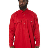 PILBARA MENS CLOSED FRONT L/S SHIRT - RM200CF