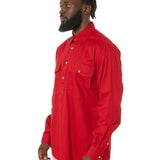 PILBARA MENS CLOSED FRONT L/S SHIRT - RM200CF