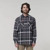 HARD YAKKA CORE LONG SLEEVE CHECK FLANNEL SHIRT - Y07752