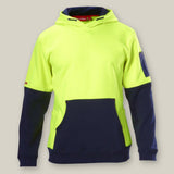 HARD YAKKA HIVIS FLEECE HOODIE - Y19325