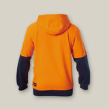 HARD YAKKA HIVIS FLEECE HOODIE - Y19325